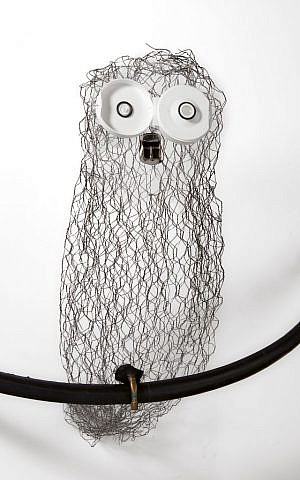 Navah xx's owl, based on one of two she heard hooting on her walks each evening (Courtesy Navah xx) Navah xx's owl, based on one of two she heard hooting on her walks each evening (Courtesy Navah xx)