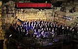 The Singing Men from Georgia, USA at the Tower of David Museum (Courtesy Ricky Rachman)