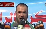 Former Hamas interior minister Fathi Hammad (YouTube screen capture)