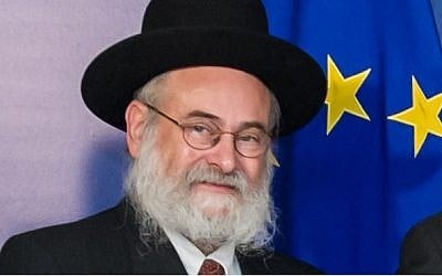 Dutch Chief Rabbi Binyomin Jacobs. (Geert Vanden Wijngaert/AP)