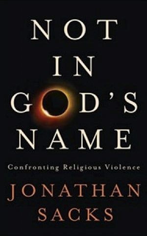 Rabbi Jonathan Sacks says, 'Not in God’s Name' was very consciously written for an audience that is predominantly not Jewish. (courtesy)