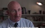 Holocaust and Anglo Jewry historian David Cesarani. (Screenshot/YouTube)