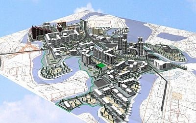 A rendered 3D image map  (Courtesy Pixtier)