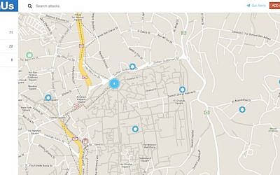 Mapping Terror site (Courtesy)