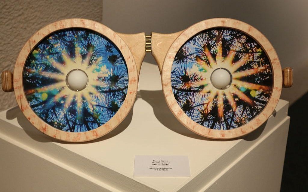 Dalia Gefen's matkot, on exhibit at Brigham Young University’s Jerusalem Center (Shmuel Bar-Am)