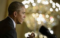 US President Barack Obama attends a press conference at the White House in Washington, DC, October 16, 2015. (AFP/Brendan Smialowski)