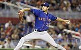 Steven Matz pitching against the Miami Marlins in Miami, Sept. 6, 2015. (Alan Diaz/AP Images)