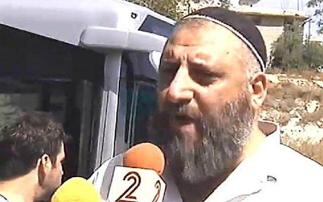 Golan Cohen Gabbai, witnessed the terror attack on October 13, 2015 in Jerusalem's Armon Hanatziv neighborhood in which two terrorists boarded a bus and began a combined shooting and stabbing attack, killing two Israelis and injuring several. (Screenshot/Channel 2) Golan Cohen Gabbai, witnessed the terror attack on October 13, 2015 in Jerusalem's Armon Hanatziv neighborhood in which two terrorists boarded a bus and began a combined shooting and stabbing attack, killing two Israelis and injuring several. (Screenshot/Channel 2)