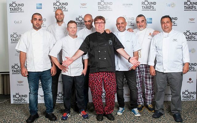 Israeli chefs gather last month for the start of Round Tables (Courtesy: Round Tables) Israeli chefs gather last month for the start of Round Tables (Courtesy: Round Tables)