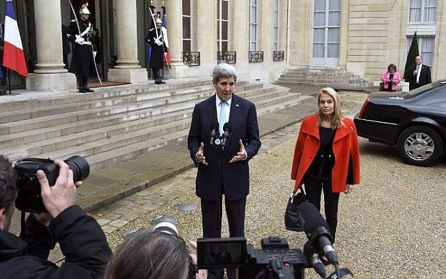 US Secretary of State John Kerry (L) and US Ambassador to France Jane Hartley address reporters following their meeting with the French President at the Elysee palace in Paris on November 17, 2015 (Dominique Faget/AFP) US Secretary of State John Kerry (L) and US Ambassador to France Jane Hartley address reporters following their meeting with the French President at the Elysee palace in Paris on November 17, 2015 (Dominique Faget/AFP)