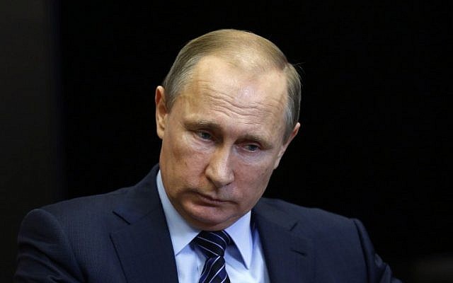 Russian President Vladimir Putin attends a meeting with Jordanian King Abdullah II (not pictured) at the Bocharov Ruchei state residence in Sochi on November 24, 2015. (AFP PHOTO / POOL / MAXIM SHIPENKOV / AFP / POOL / MAXIM SHIPENKOV) Russian President Vladimir Putin attends a meeting with Jordanian King Abdullah II (not pictured) at the Bocharov Ruchei state residence in Sochi on November 24, 2015. (AFP PHOTO / POOL / MAXIM SHIPENKOV / AFP / POOL / MAXIM SHIPENKOV)
