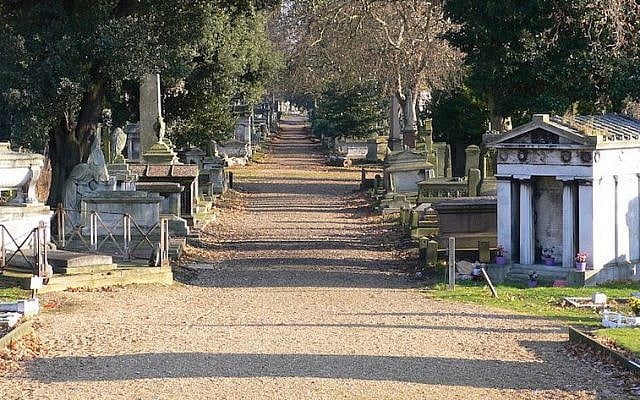 Kensal Green cemetery in London, where David Freud would like his mother to be buried, against the wishes of his sister. (Wikimedia Commons) Kensal Green cemetery in London, where David Freud would like his mother to be buried, against the wishes of his sister. (Wikimedia Commons)
