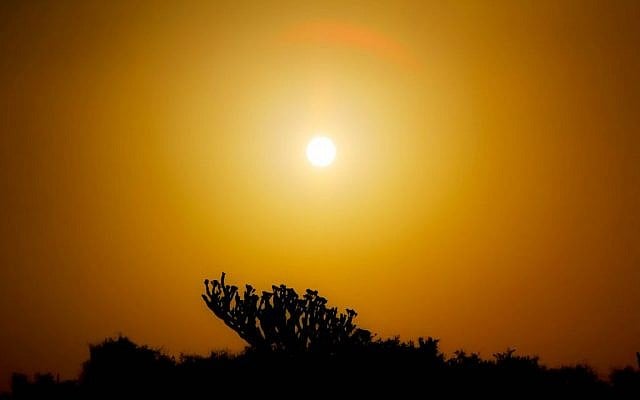 A hot desert sun (Flickr/Brenmna/CC BY 2.0) A hot desert sun (Flickr/Brenmna/CC BY 2.0)