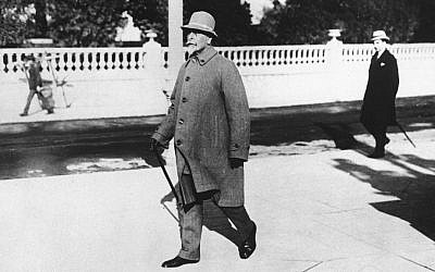 Sir Basil Zaharoff, the arms dealer, one of the richest men in Europe, is seen on the streets of Monte Carlo, February 3, 1931. (AP Photo)