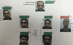 Seven Arab Israelis who planned to travel to Syria to fight with the Islamic State group. Only one succeeded, by crossing the border from the Golan Heights on a hang glider in October 2015. (Shin Bet general security services)