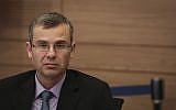 Tourism Minister Yariv Levin in the Knesset on July 13, 2015 (Hadas Parush/Flash90)