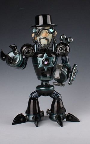 'Golem 2099,' is a collaboration between Germ Glass and Joe Peters (Courtesy of Jeremy Grant-Levine/via JTA) 'Golem 2099,' is a collaboration between Germ Glass and Joe Peters (Courtesy of Jeremy Grant-Levine/via JTA)