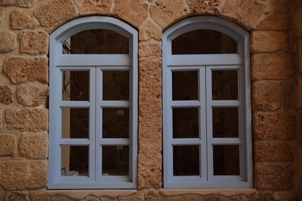 Part of the restoration in Arabesque, a new arts residency in Acre (Courtesy Evan Fallenberg)