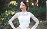 Maria Barlin modeling bridal wear. (Facebook)