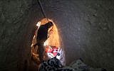 Illustrative photo of Kurdish security forces in a tunnel complex under the city of Sinjar, northern Iraq, which was used by Islamic State fighters to move undetected and avoid coalition airstrikes before the town was retaken. (AP via AP video)