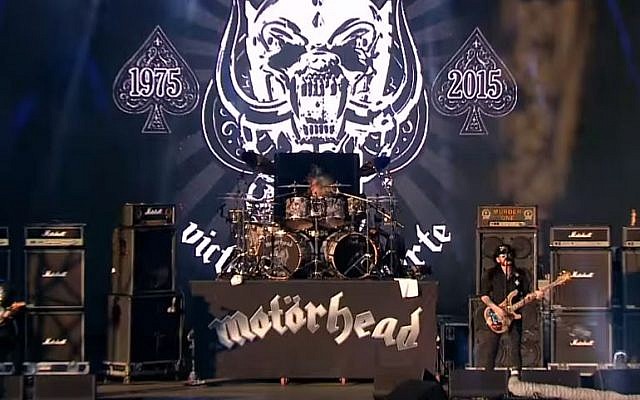 The British heavy metal band Motorhead performing in 2015. (YouTube: VOLT Fesztivál)