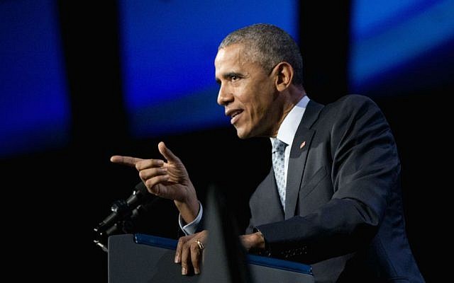 In this Oct. 27, 2015, photo, President Barack Obama speaks at the 122nd International Association of Chiefs of Police Annual Conference in Chicago. (AP Photo/Pablo Martinez Monsivais) In this Oct. 27, 2015, photo, President Barack Obama speaks at the 122nd International Association of Chiefs of Police Annual Conference in Chicago. (AP Photo/Pablo Martinez Monsivais)