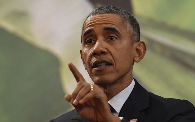 President Barack Obama speaks during a news conference with Philippines' President Benigno Aquino III in Manila, Philippines, November 18, 2015, (AP/Susan Walsh) President Barack Obama speaks during a news conference with Philippines' President Benigno Aquino III in Manila, Philippines, November 18, 2015, (AP/Susan Walsh)