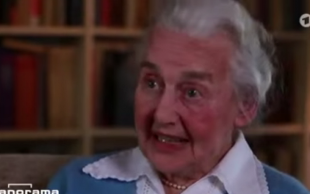 Ursula Haverbeck (YouTube screenshot)
