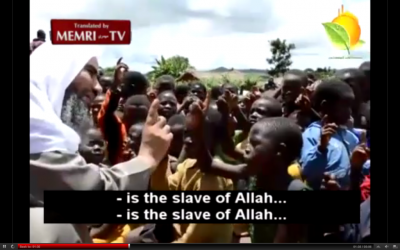Egyptian Muslim cleric Wahid Abd Al-Salam Bali preaching Islam in Africa (MEMRI)