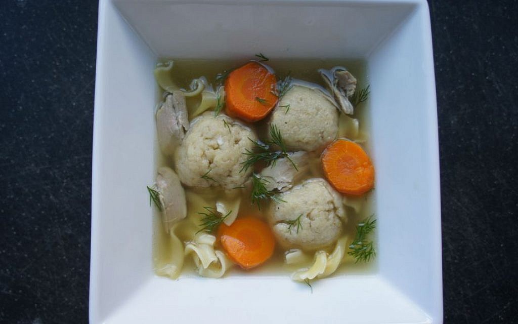Leftover Turkey Noodle Soup with Matzah Balls (Shannon Sarna/via JTA)