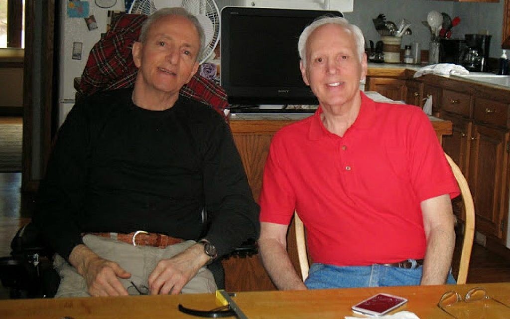 David Epstein, left, and his brother, Howard Epstein, both have APBD, which is more prevalent among Ashkenazi Jews than in the general public. (Courtesy of David Epstein/via JTA) David Epstein, left, and his brother, Howard Epstein, both have APBD, which is more prevalent among Ashkenazi Jews than in the general public. (Courtesy of David Epstein/via JTA)