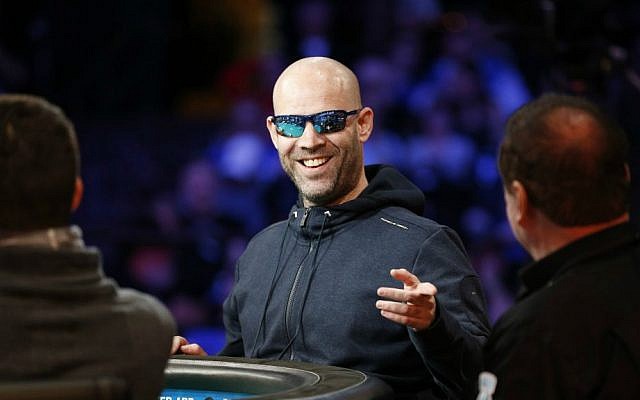 Ofer Zvi Stern motions before the start of the World Series of Poker Sunday, Nov. 8, 2015, in Las Vegas. (AP Photo/John Locher) Ofer Zvi Stern motions before the start of the World Series of Poker Sunday, Nov. 8, 2015, in Las Vegas. (AP Photo/John Locher)