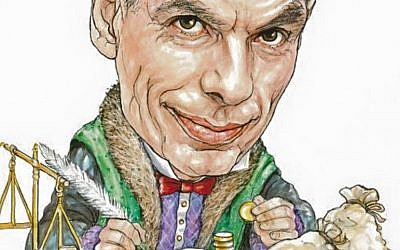 Yanis Varoufakis depicted as Shylock in Greek newspaper