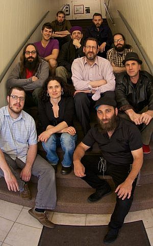 Jon Madof, left, and his band, Zion80. (Ben Weitz/via JTA)
