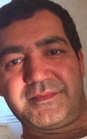 Aziz Hakimi, the Iranian writer and fan of Etgar Keret who ended up becoming his Persian translator Courtesy Aziz Hakimi)