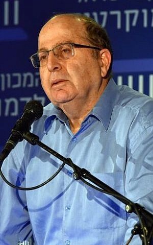 Defense Minister Moshe Ya'alon at the Israel Democracy Institute on Wednesday, November 25, 2015 (Ariel Hermony/Defense Ministry) Defense Minister Moshe Ya'alon at the Israel Democracy Institute on Wednesday, November 25, 2015 (Ariel Hermony/Defense Ministry)