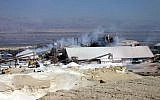 The Dead Sea Works viewed from an overlook. (Shmuel Bar-Am)