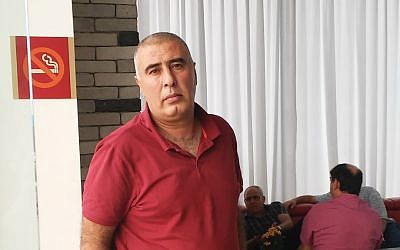 Hamed Zinati, a Druze land broker, spent four years in jail for a crime he didn't do. (Simona Weinglass/Times of Israel)