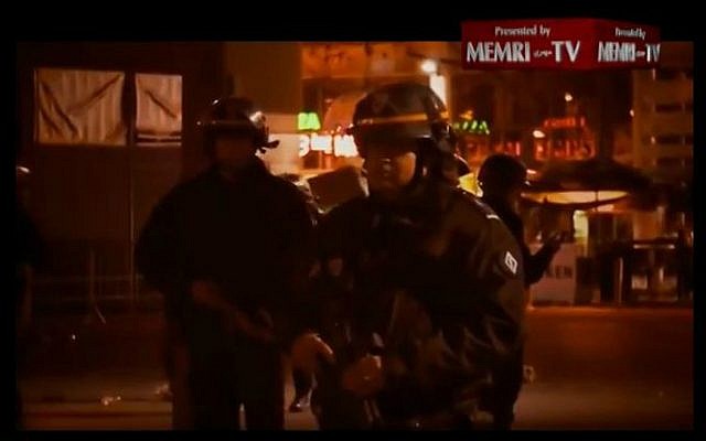 Screenshot of a video produced by the office of Iran's Supreme Leader Ayatollah Ali Khamenei that claims the US is behind the Islamic State terror group. (YouTube screenshot/MEMRI) Screenshot of a video produced by the office of Iran's Supreme Leader Ayatollah Ali Khamenei that claims the US is behind the Islamic State terror group. (YouTube screenshot/MEMRI)