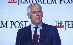 Lars Faaborg-Andersen, EU ambassador to Israel, at the Jerusalem Post Diplomatic Conference, November 18, 2015 (Flash90)