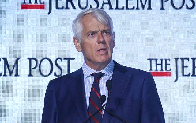 Lars Faaborg-Andersen, EU ambassador to Israel, at the Jerusalem Post Diplomatic Conference, November 18, 2015 (Flash90) Lars Faaborg-Andersen, EU ambassador to Israel, at the Jerusalem Post Diplomatic Conference, November 18, 2015 (Flash90)