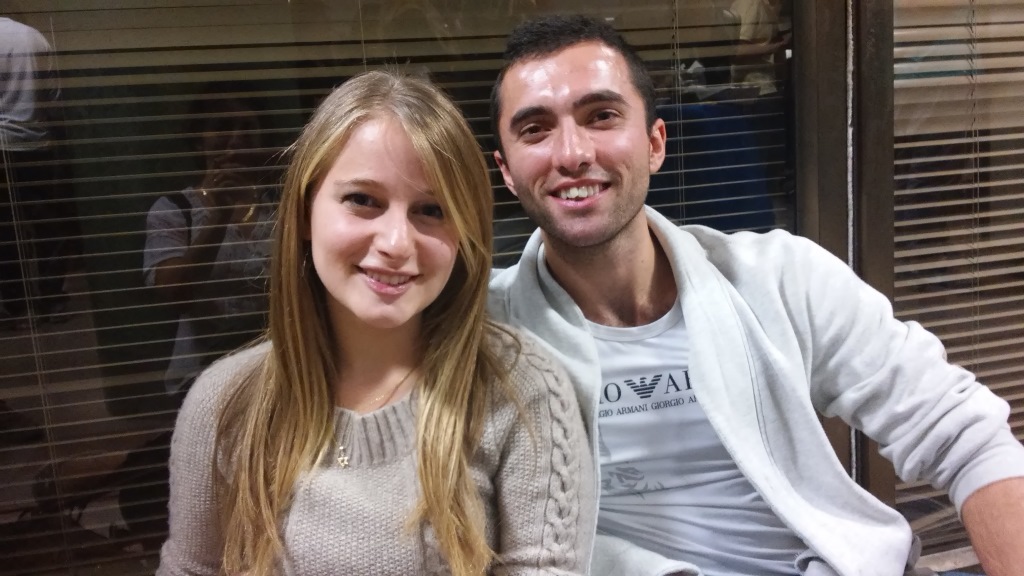 Monica and Isaac met while serving near the Syrian border (Simona Weinglass/The Times of Israel)