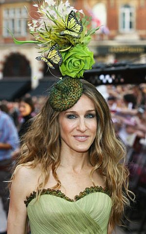 Sarah Jessica Parker attends the premiere of the “Sex and the City” movie in London, May 12, 2008. (Gareth Cattermole/Getty Images/ via JTA)