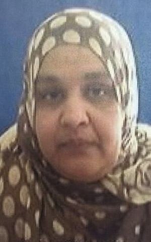 The Shin Bet believes Israeli Arab resident Nassrin Hassan Abdullah Hassan was sent by a Gaza terror group to carry out terrorist attacks against Israelis. (Shin Bet, courtesy) 