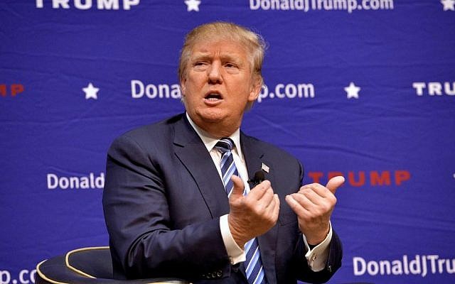 Republican presidential candidate Donald Trump speaks during a town hall meeting at the Ben Johnson Arena on the Wofford College campus, Friday, Nov. 20, 2015, in Spartanburg, S.C. (AP Photo/Richard Shiro) Republican presidential candidate Donald Trump speaks during a town hall meeting at the Ben Johnson Arena on the Wofford College campus, Friday, Nov. 20, 2015, in Spartanburg, S.C. (AP Photo/Richard Shiro)