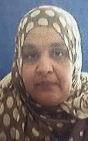 Haifa resident Nassrin Hassan Abdullah Hassan, 40,  who was arrested on suspicion of espionage, aiding enemy (Shin Bet)