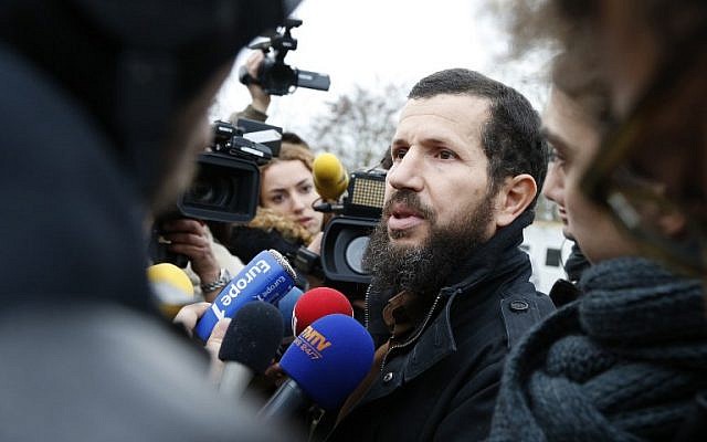 Mohammed Ramdane, the president of the Lagny-sur-Marne Mosque association, speaks to the press on December 2, 2015 outside the recently closed mosque. (AFP/THOMAS SAMSON) Mohammed Ramdane, the president of the Lagny-sur-Marne Mosque association, speaks to the press on December 2, 2015 outside the recently closed mosque. (AFP/THOMAS SAMSON)
