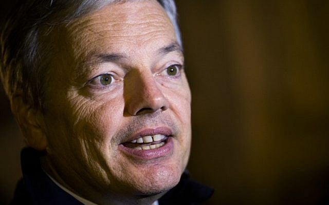 Belgian Foreign Minister Didier Reynders on November 26, 2015. (AFP PHOTO / BELGA PHOTO / LAURIE DIEFFEMBACQ) Belgian Foreign Minister Didier Reynders on November 26, 2015. (AFP PHOTO / BELGA PHOTO / LAURIE DIEFFEMBACQ)