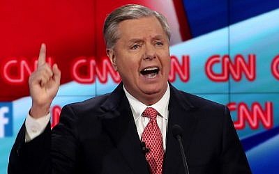 Republican Sen. Lindsey Graham (R-SC) speaks during the CNN republican presidential debate at The Venetian Las Vegas on December 15, 2015 in Las Vegas, Nevada. (Justin Sullivan/Getty Images/AFP) Republican Sen. Lindsey Graham (R-SC) speaks during the CNN republican presidential debate at The Venetian Las Vegas on December 15, 2015 in Las Vegas, Nevada. (Justin Sullivan/Getty Images/AFP)