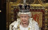 Elizabeth II, September 8, 2015  (British Monarchy Facebook Page)